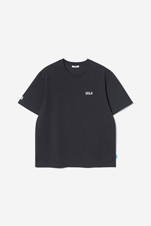 남녀공용 스트릿 베스켓볼 그래픽 티셔츠[BLACK](UC5STA3_39)