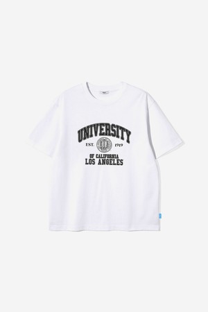 남녀공용 UCLA 유니버시티 오버핏 반팔티[WHITE](UC5STA7_31)