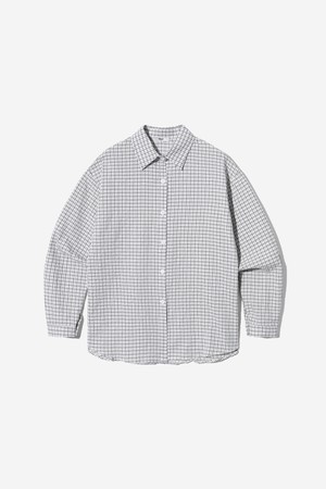 여성용 퓨어 체크 남방[WHITE](UC3LSC1_31)