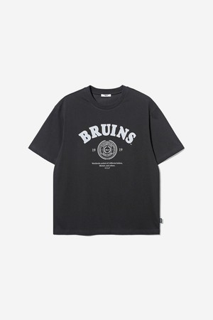 남녀공용  UCLA 바시티 아치 브루인스 로고 티셔츠[BLACK](UC6STA2_39)
