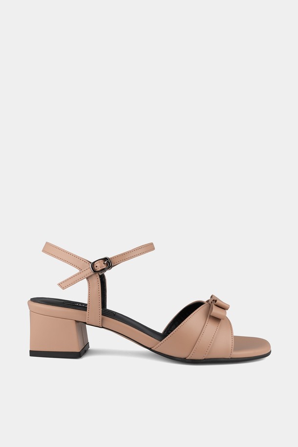 JUJUVI - 샌들 - Molly ribbon sandals [몰리 리본 샌들] (4cm)