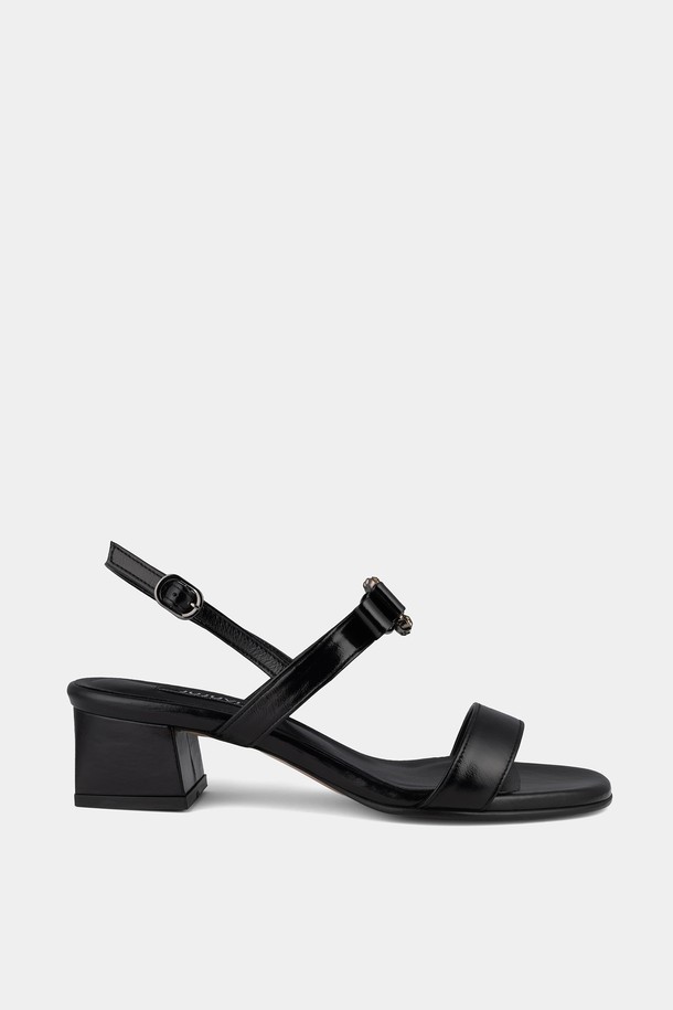 JUJUVI - 샌들 - Nora ribbon sandals(장식) [노라 리본 샌들(장식)] (4cm)