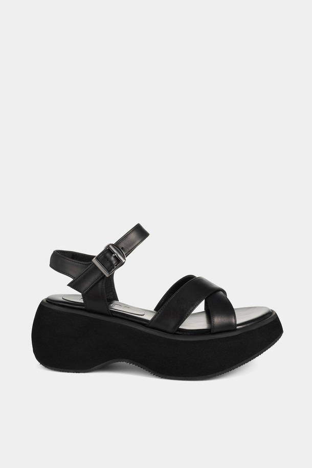 JUJUVI - 샌들 - X-strap platfrom sandals [x 스트랩 플랫폼 샌들] (6cm)