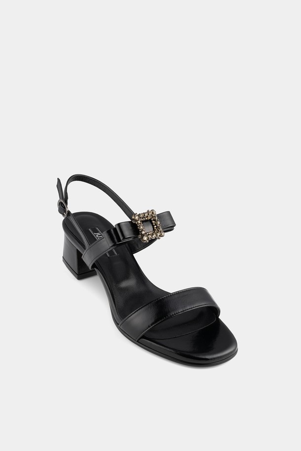 JUJUVI - 샌들 - Nora ribbon sandals(장식) [노라 리본 샌들(장식)] (4cm)