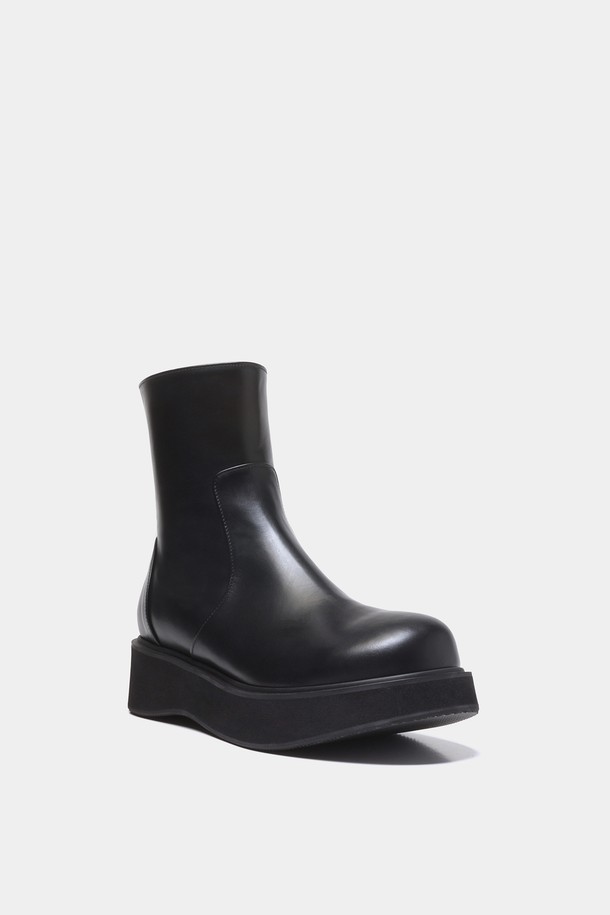 JUJUVI - 부츠/워커 - Katina Platform Boots / Black [카티나 플랫폼 부츠 / 블랙] 4CM