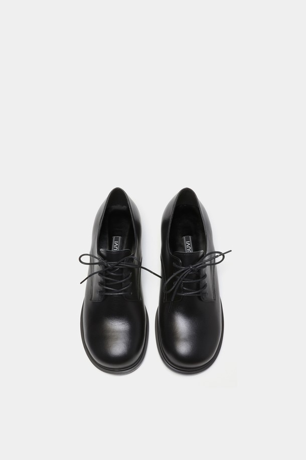 JUJUVI - 로퍼 - Derby shoes / black [더비 슈즈 / 블랙] 2.5CM