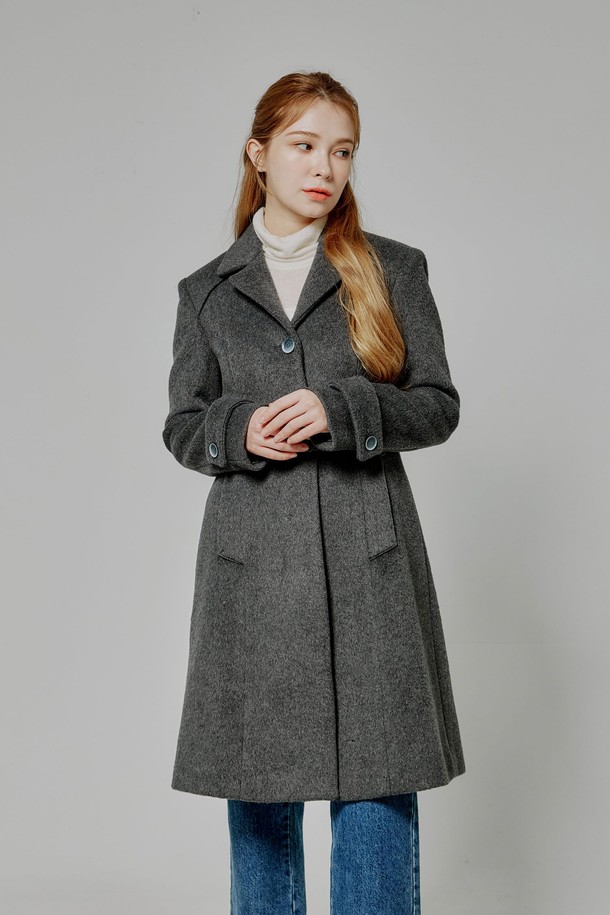 BELLEMA - 코트 - wool flared long coat