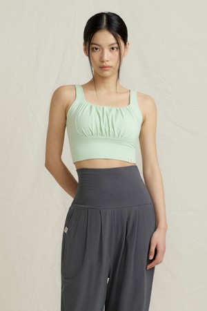 반다 라이트 셔링 크롭탑