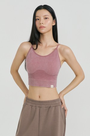 심리스 소프트 립 크롭탑