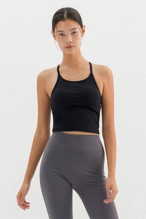 티나 데일리 크로스 크롭탑