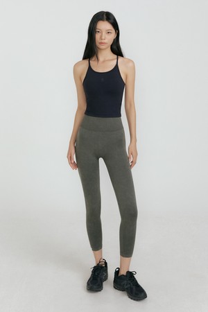 심리스 솔리드 8.5부 레깅스