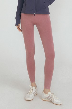 심리스 솔리드 9부 레깅스