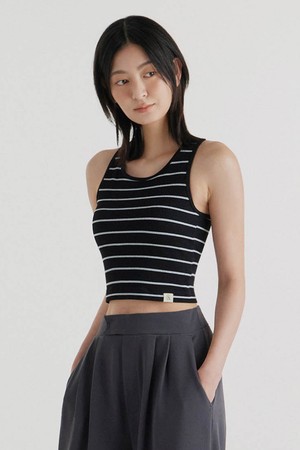 심리스 스트라이프 레이서백