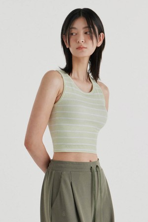 심리스 스트라이프 레이서백