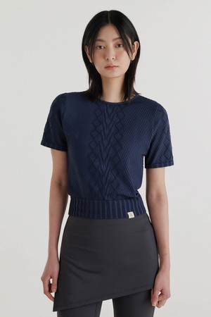 심리스 하프 슬리브 커버업