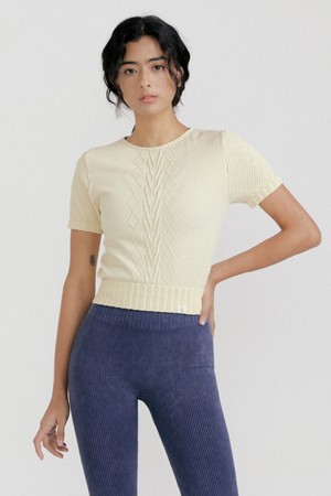 심리스 하프 슬리브 커버업