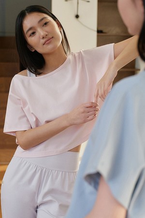 반다 매일 수련 크롭 커버업