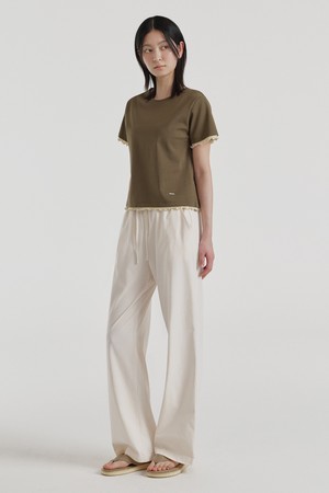 에어소로 세미 와이드 팬츠