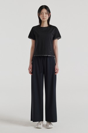 에어리지 핀턱 와이드 팬츠