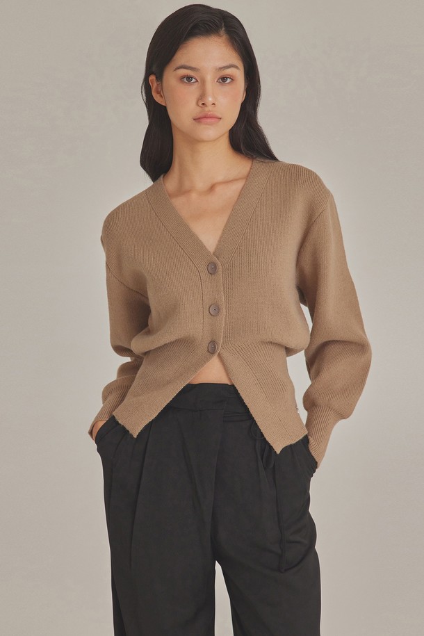 TOPGIRL  - 가디건 - ESSENTIAL V-NECK KNIT CARDIGAN_T423OT801