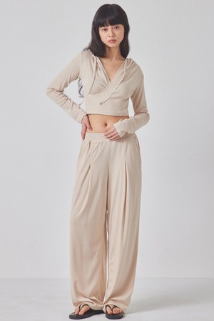 SOFT PINTUCK WIDE PANTS_T416BT703