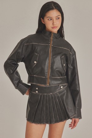 VINTAGE LEATHER BOMBER JACKET_T423OT807