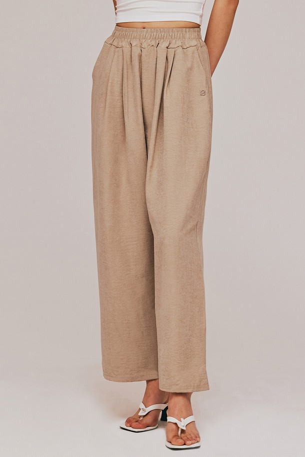 TOPGIRL  - 트레이닝 팬츠/조거 - LIGHTWEIGHT NATURAL BANDING PANTS_T513BT700