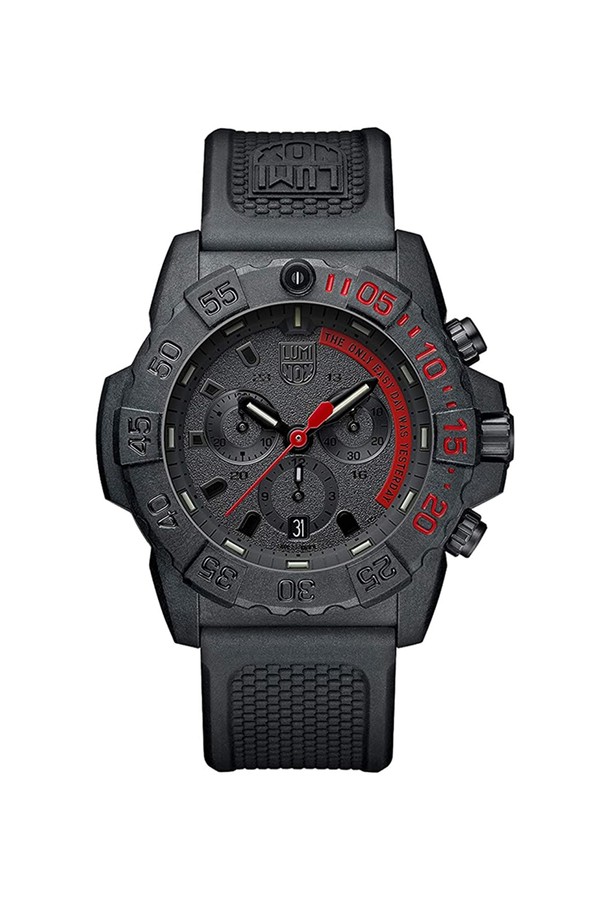 LUMINOX - 기타소품 - 루미녹스 XS.3581.EY 네이비씰 크로노그래프 3580시리즈 남성 우레탄쿼츠 45mm