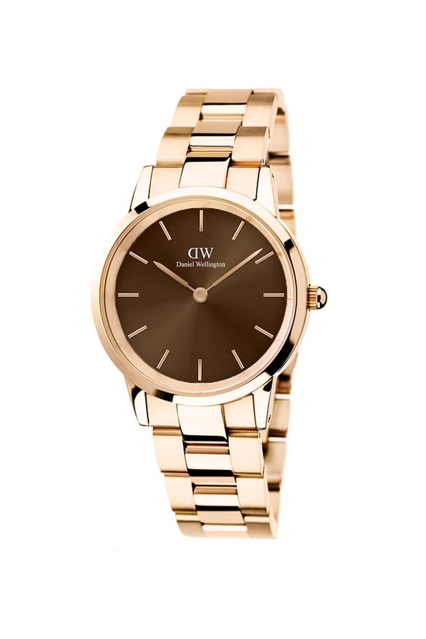 Daniel Wellington - 기타소품 - 다니엘웰링턴 DW00100461(DW00600461)ICONIC LINK AMBER 남성 메탈 쿼츠 36mm