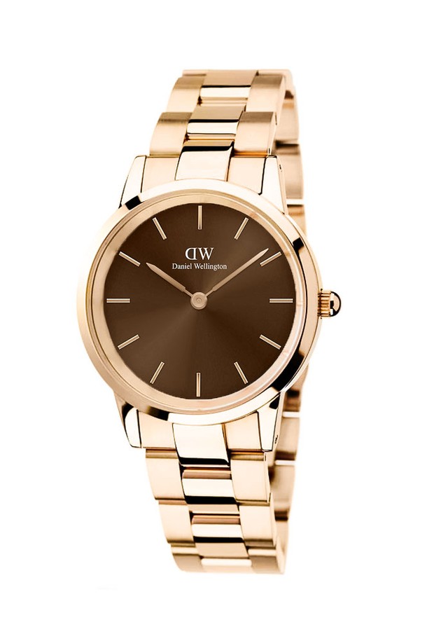 Daniel Wellington - 기타소품 - 다니엘웰링턴 DW00100461(DW00600461)ICONIC LINK AMBER 남성 메탈 쿼츠 36mm