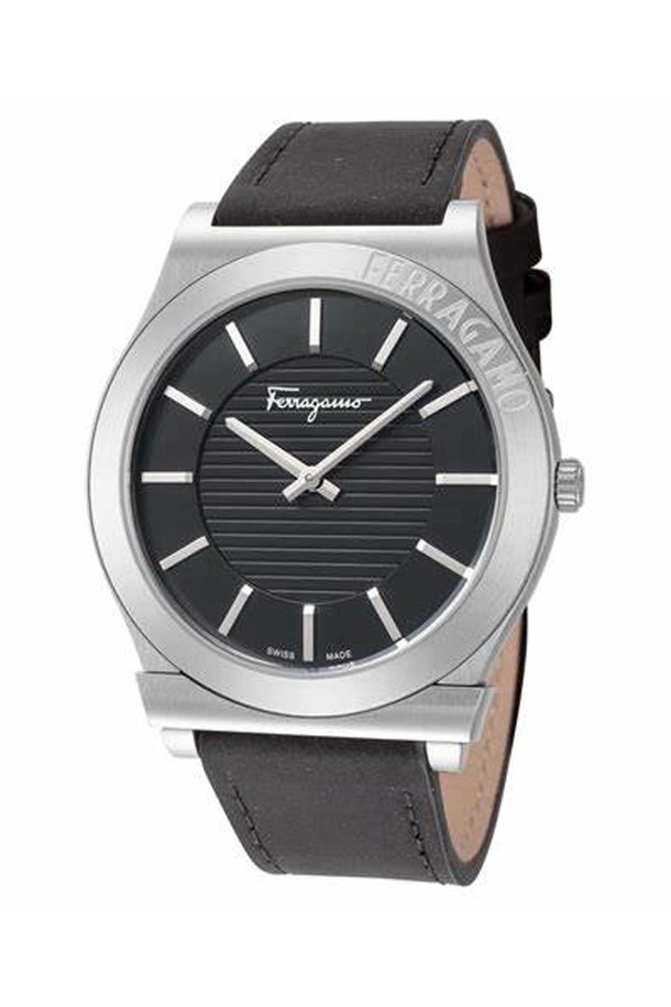 Salvatore Ferragamo - 기타소품 - 페라가모 SFMP00122 간치니 남성 가죽 쿼츠 40mm