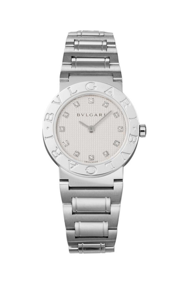 BVLGARI - 시계 - 불가리 BB26WSS12 여성 메탈 쿼츠 26mm 다이아