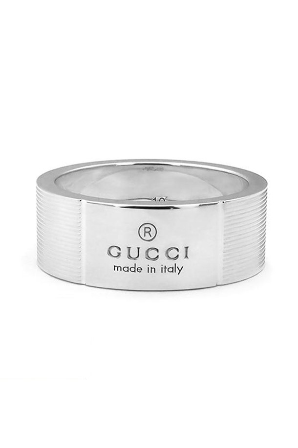 GUCCI - 반지 - 구찌 YBC163179001(163179 J8400 8106) 심플 로고 실버반지