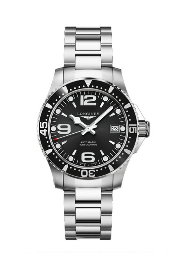 LONGINES - 기타소품 - 론진 L3.840.4.56.6 하이드로 콘퀘스트 남성 메탈 쿼츠 44mm