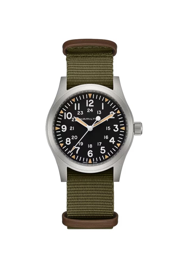 HAMILTON - 기타소품 - 해밀턴 H69529933 카키필드 메커니컬 남성 패브릭 42mm