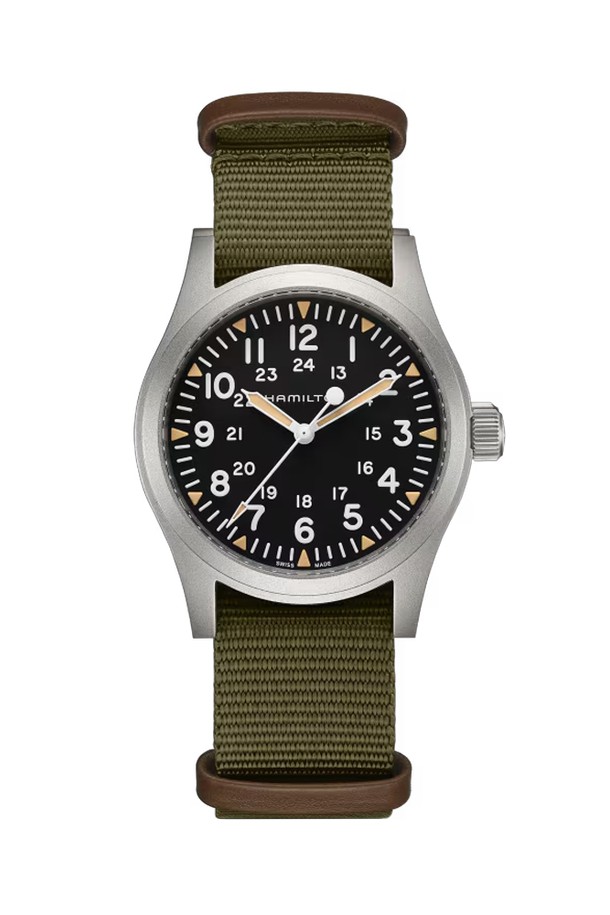 HAMILTON - 기타소품 - 해밀턴 H69529933 카키필드 메커니컬 남성 패브릭 42mm