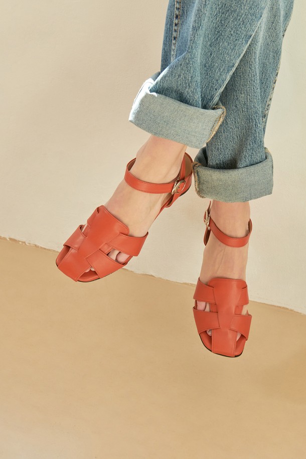 ETELIN - 샌들 - Monaco Fisherman Leather Sandals 모나코 피셔맨 샌들