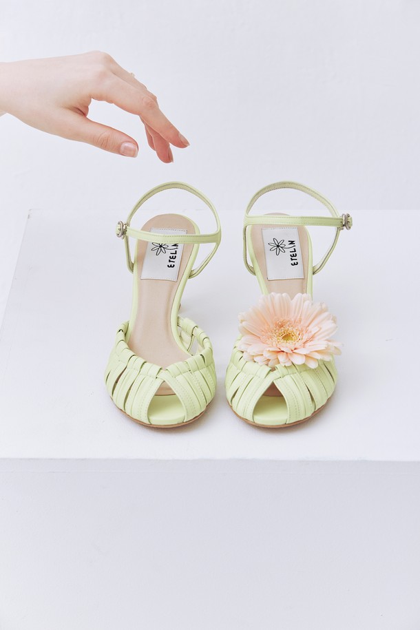 ETELIN - 펌프스 - Sunny Multi Strap Sandals 써니 스트랩 샌들 힐 7cm