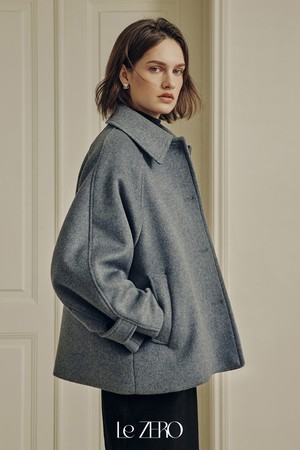 [3컬러] 르제로 캐시미어 하프 코트