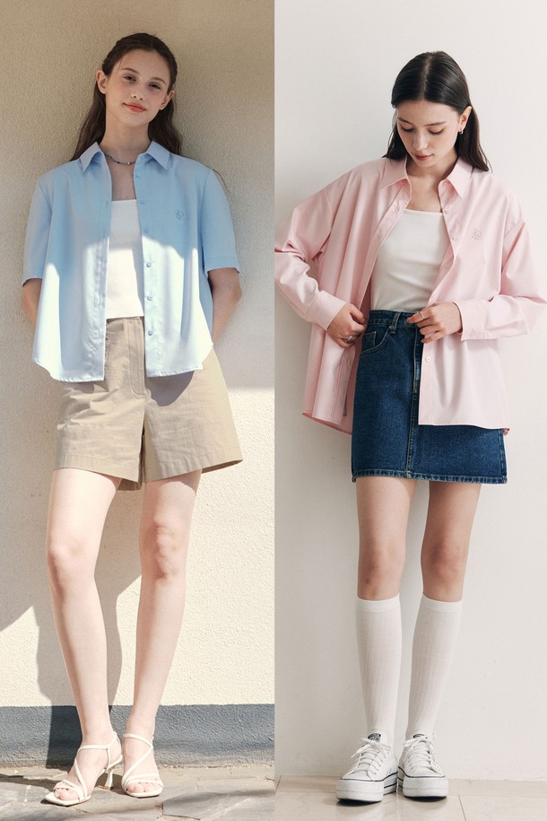 부드러운 촉감의 폴리에스테르, 대나무, 폴리우레탄 혼방 소재로 제작된 여성용 반팔 링클 프리 셔츠입니다. 미니멀하고 베이직한 스타일로, 옐로우, 핑크, 블루, 화이트 4가지 컬러로 출시되었습니다. 카라넥에 루즈핏 레귤러 기장으로 편안하게 착용 가능하며, 링클 프리 기능과 로고 자수 디테일로 실용성과 디자인을 모두 잡았습니다.
