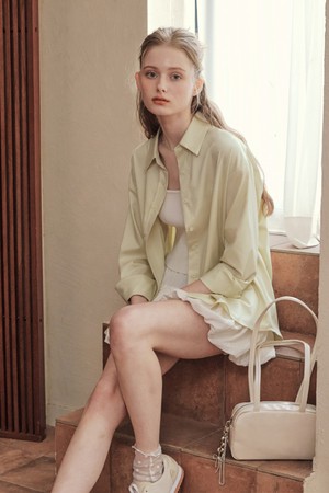 링클 프리 셔츠 / 옐로우