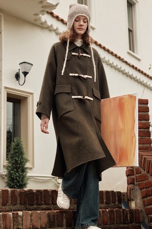 캐시미어 더플 코트 / 모카브라운