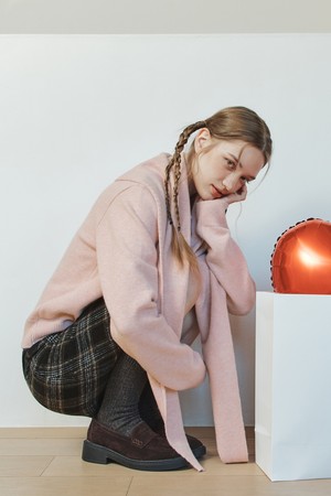 [5컬러] 캐시미어 울 스웨터 & 숄 세트