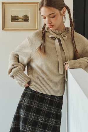 유니 후드 스웨터 / 오트밀