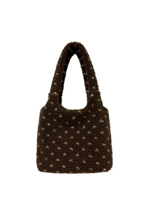 테디 플리스 백 / 브라운