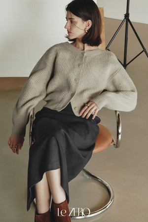 [2컬러] 르제로 투웨이 울 버튼 스웨터