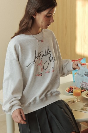 리본 제리 맨투맨 / 오트밀