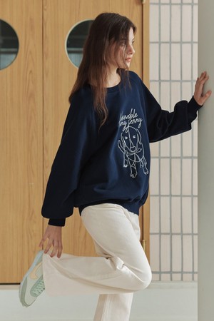 [2컬러] 제리 제리 맨투맨