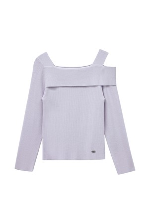 [4컬러] 라이트 언발란스 오프숄더 스웨터