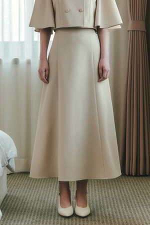 머메이드 롱 스커트 / 베이지